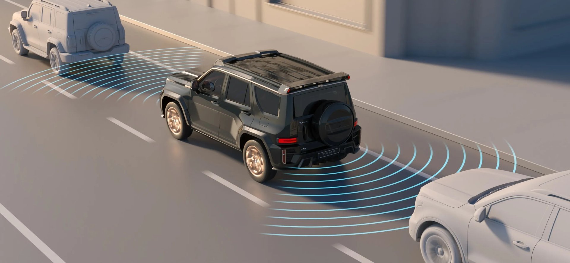 Предупреждение об опасности наезда сзади